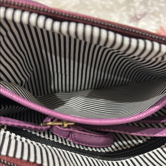 Purple and Gray Tassel Clutch - Picture 5 of 8